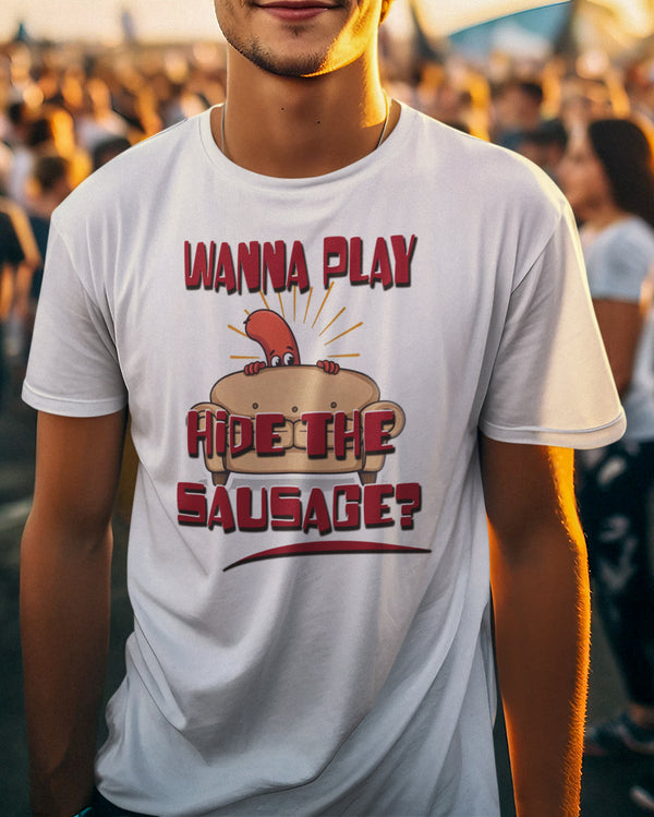Hide My Sausage. Soft-Style T-Shirt