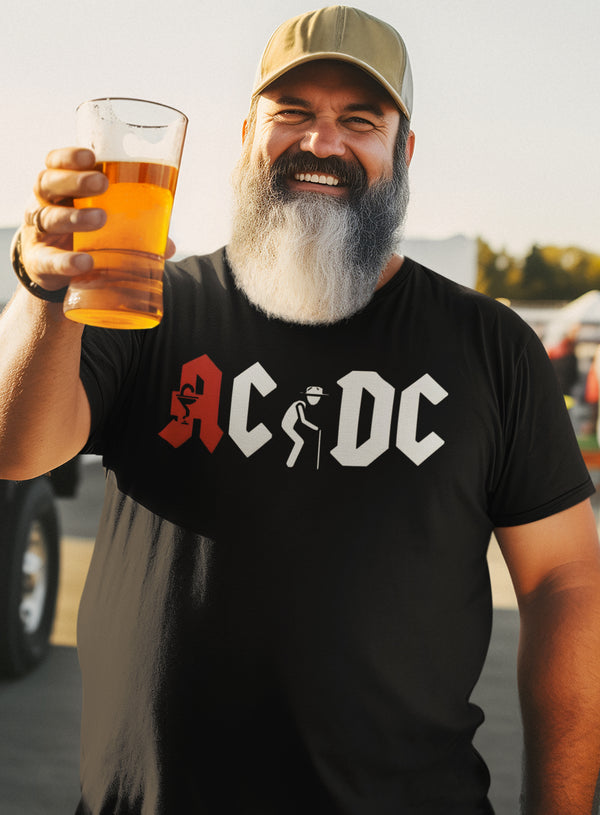 Funny Old Rocker Pharmacy ACDC T-Shirt for Grandpa!