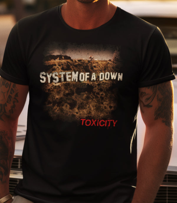 Epic System of A Down Toxic City Vintage T-Shirt