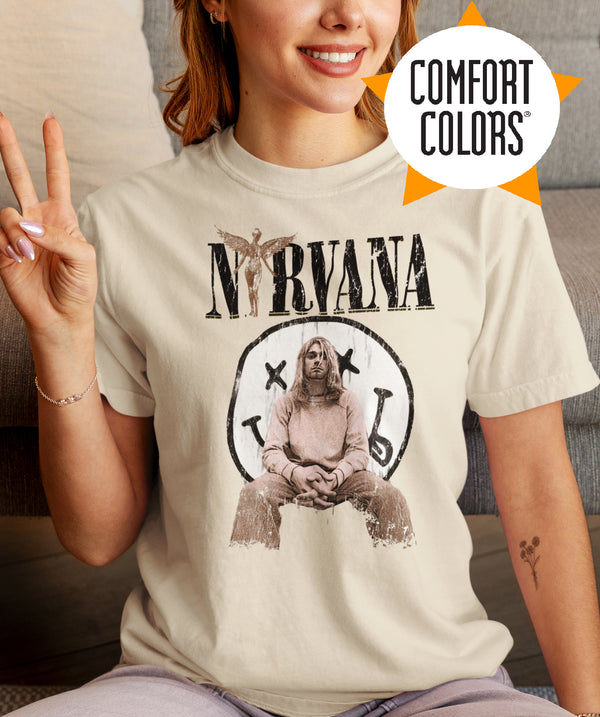 Vintage Nirvana Comfort Colors Band T-Shirt