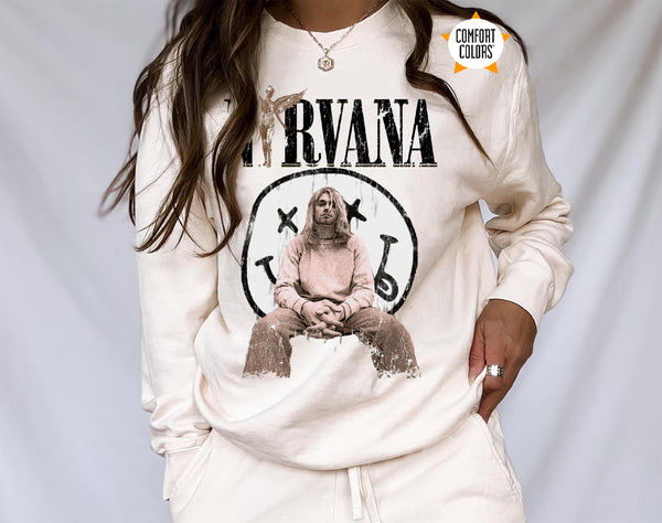 Comfort Colors Vintage Nirvana Sweatshirt