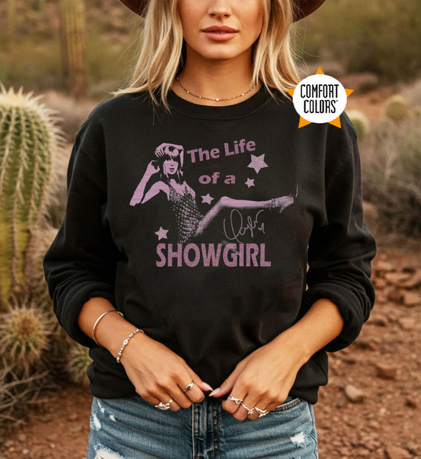 Comfort Colors New Taylor Swift Showgirl Sweatshirt