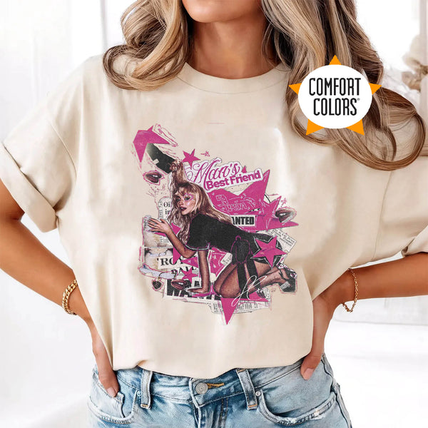 Sabrina Carpenter Album Art Comfort Colors Shirt