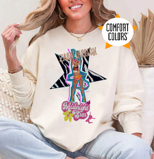 Zara Larsson Comfort Colors Midnight Sun Sweatshirt