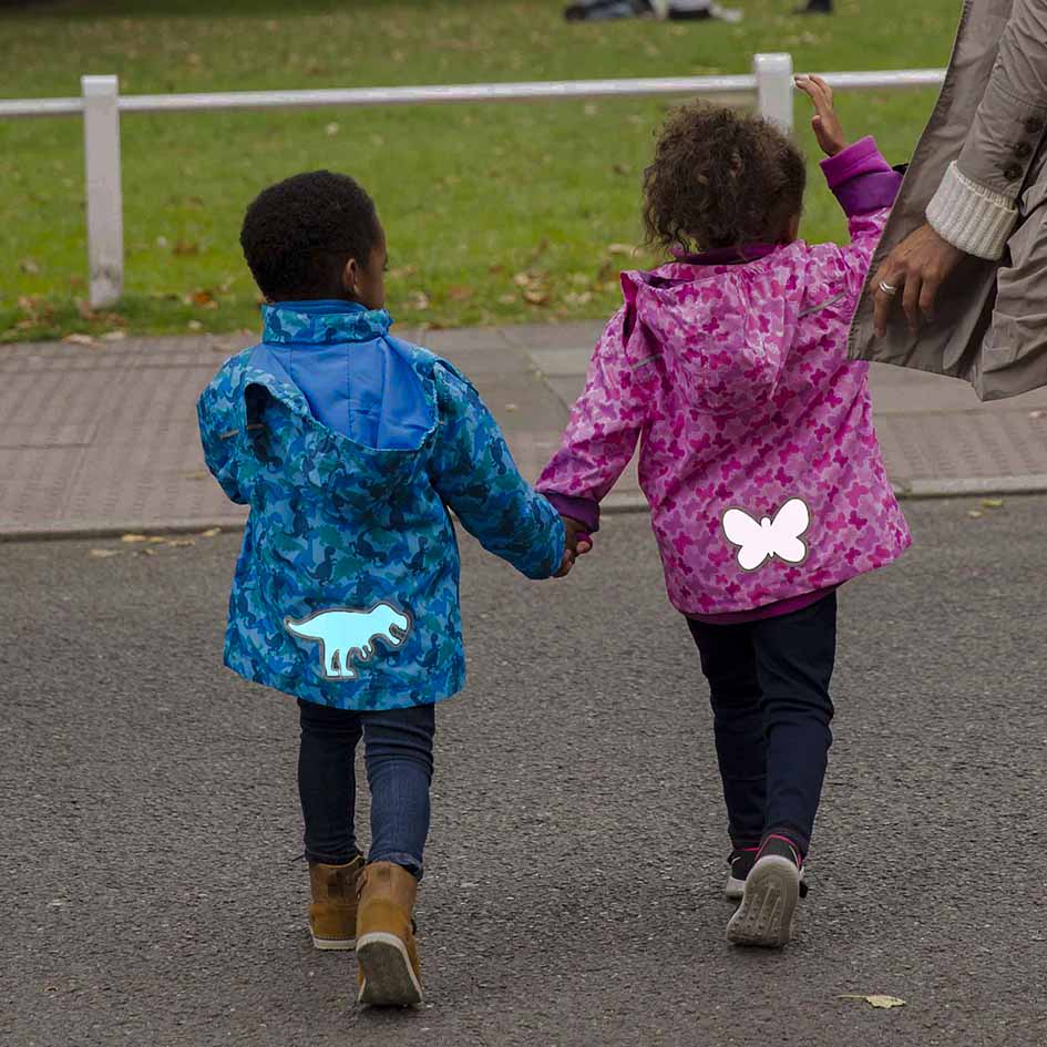 children's, light-up, coat, jacket, pink, blue,